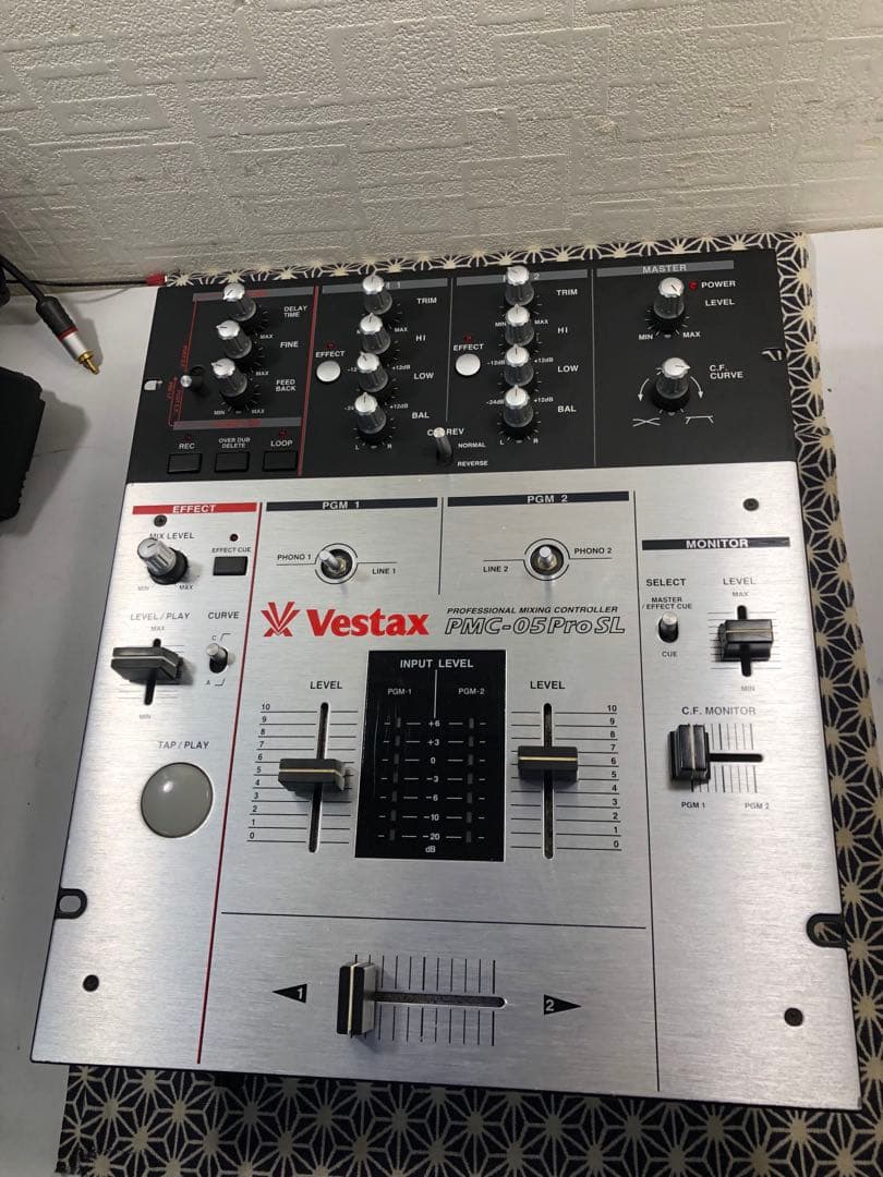 VESTAX PMC-05ProSL フェーダーメンテカットラグ　アダプタ付属
