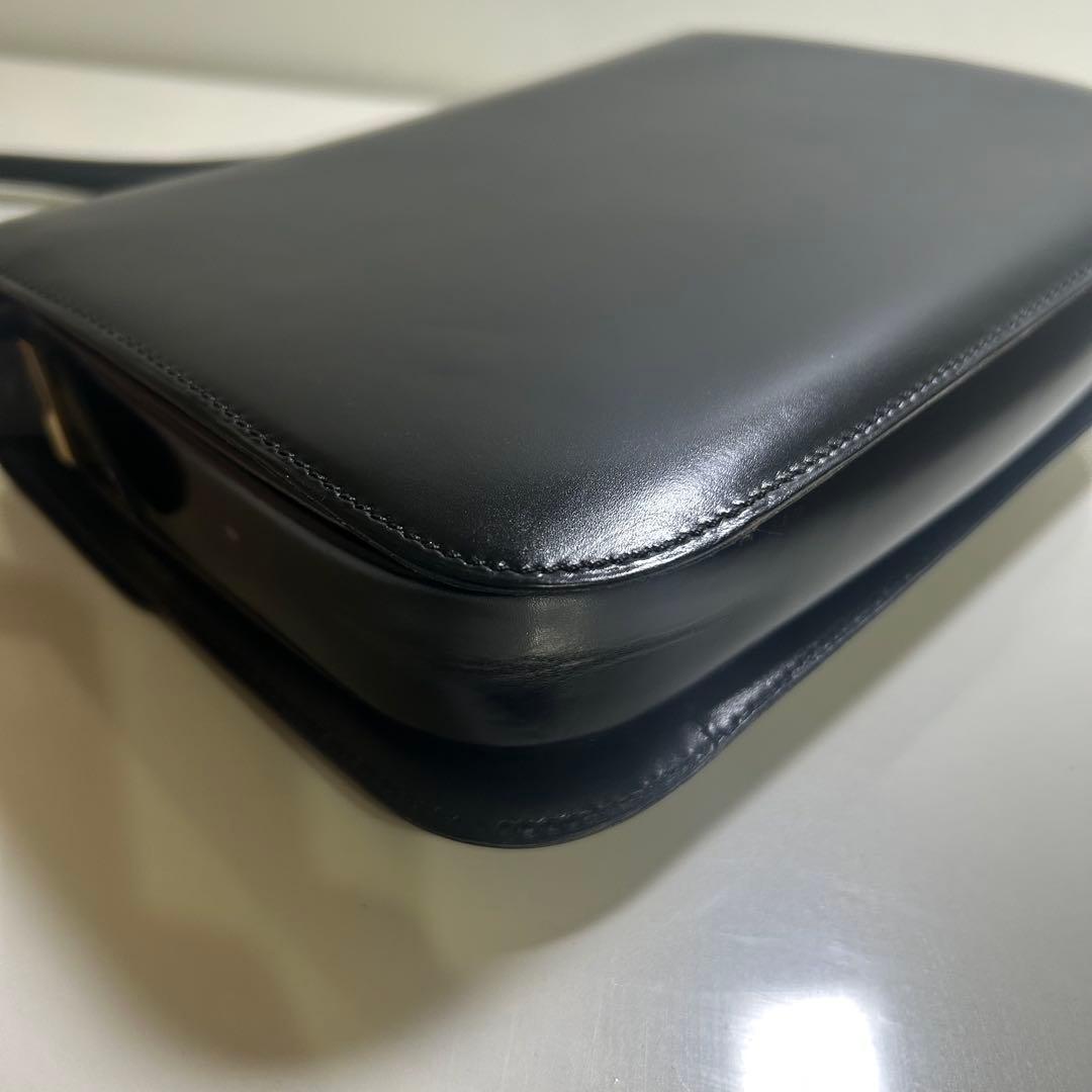 【美品】セリーヌ CELINE ショルダーバッグ トリオンフ金具 ポシェット