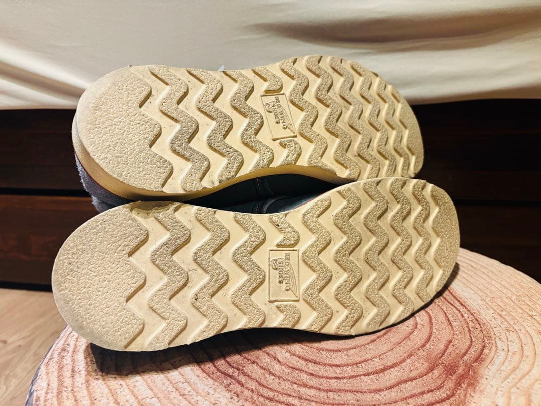 レア美品 8144 REDWING ブルーグレー スウェード ブーツ シューズ