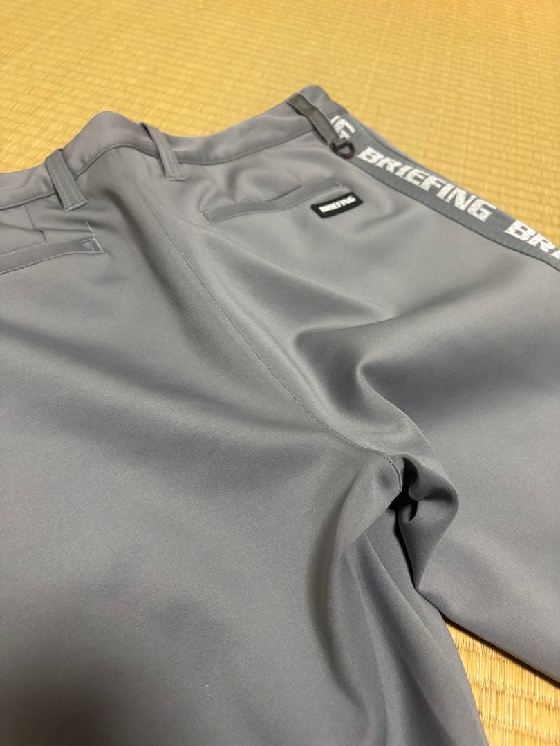 ブリーフィング　スウェット グレー ラインロゴ　L セットアップ