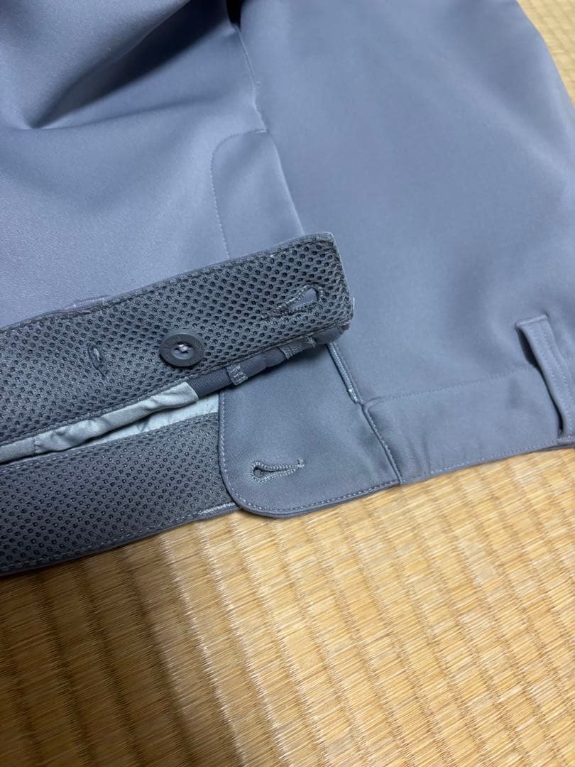 ブリーフィング　スウェット グレー ラインロゴ　L セットアップ