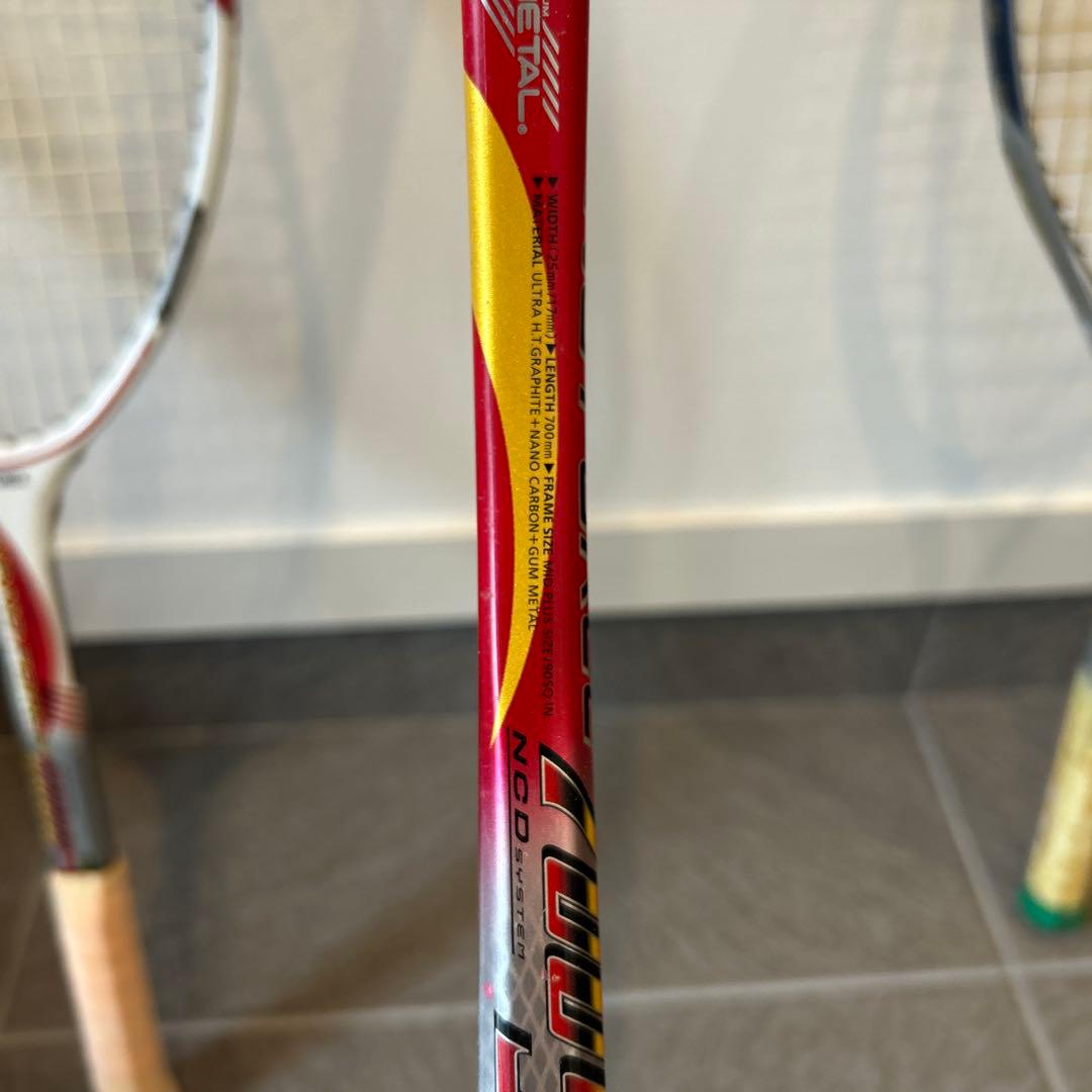YONEX ソフトテニスラケット3本
