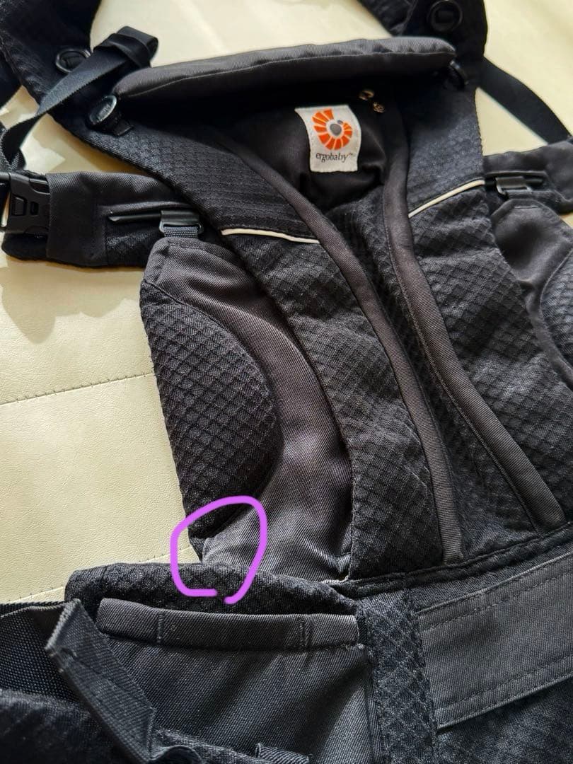 エルゴ　オムニブリーズ　オニキスブラック　抱っこ紐