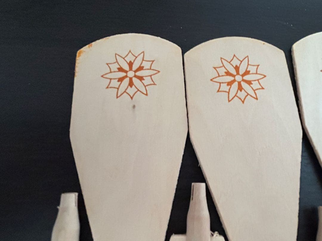 年代物　昭和レトロ　クリスマスピラミッド 44cm 木製　箱付き