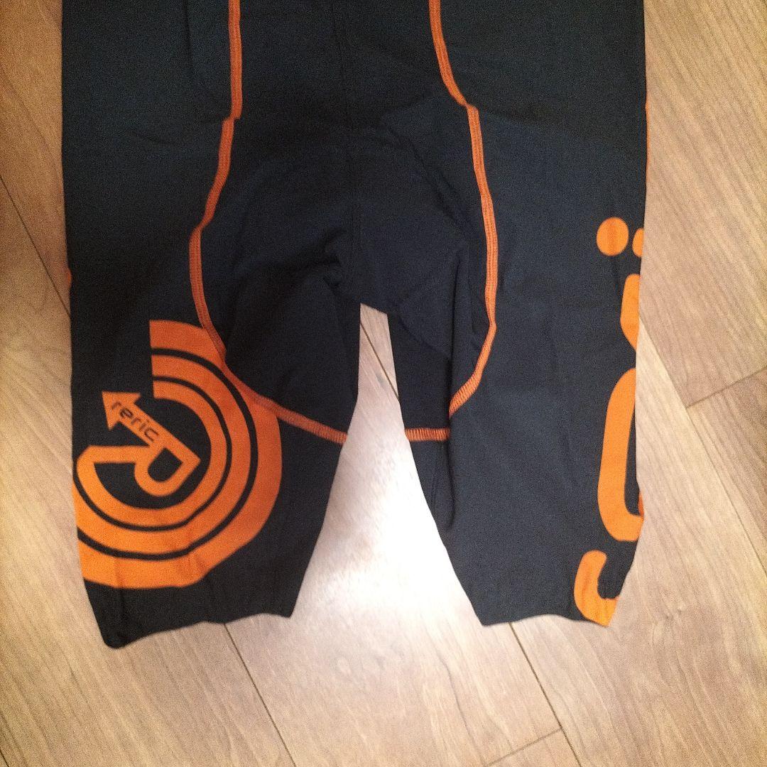 新品 メンズM レリック RERIC トライアスロン レース スーツ 黒オレンジ