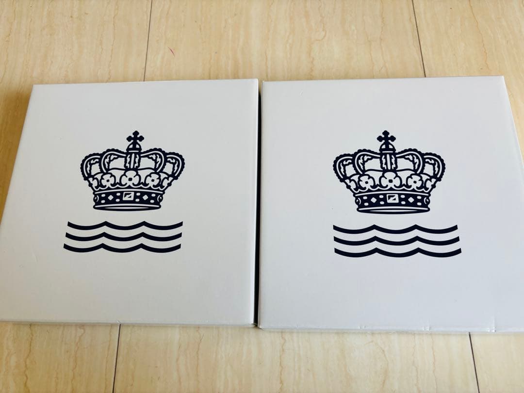 新品ロイヤルコペンハーゲン スクエアディッシュ　4枚