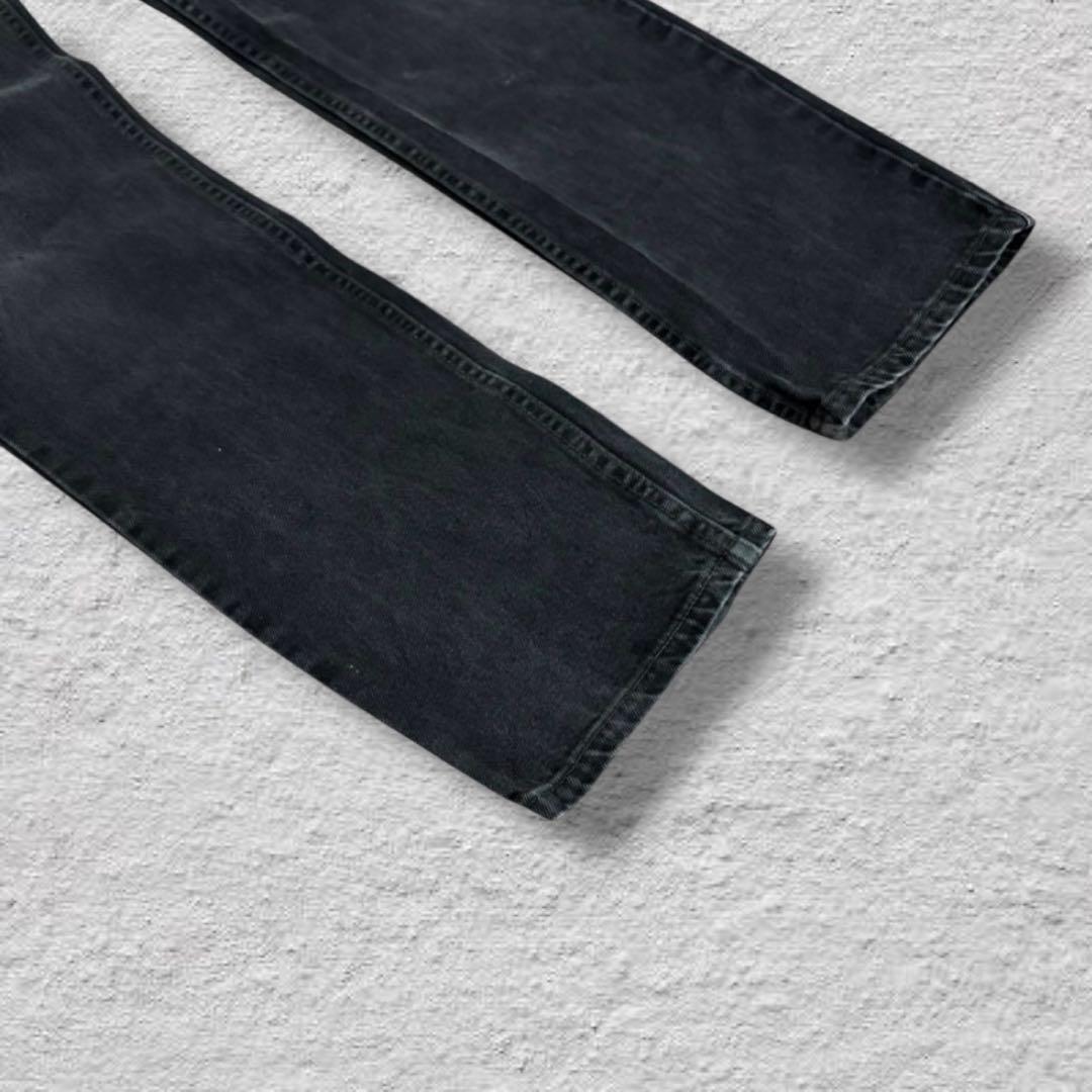 リーバイス505ブラックデニム後染め90sUSA製W32vintage古着レア