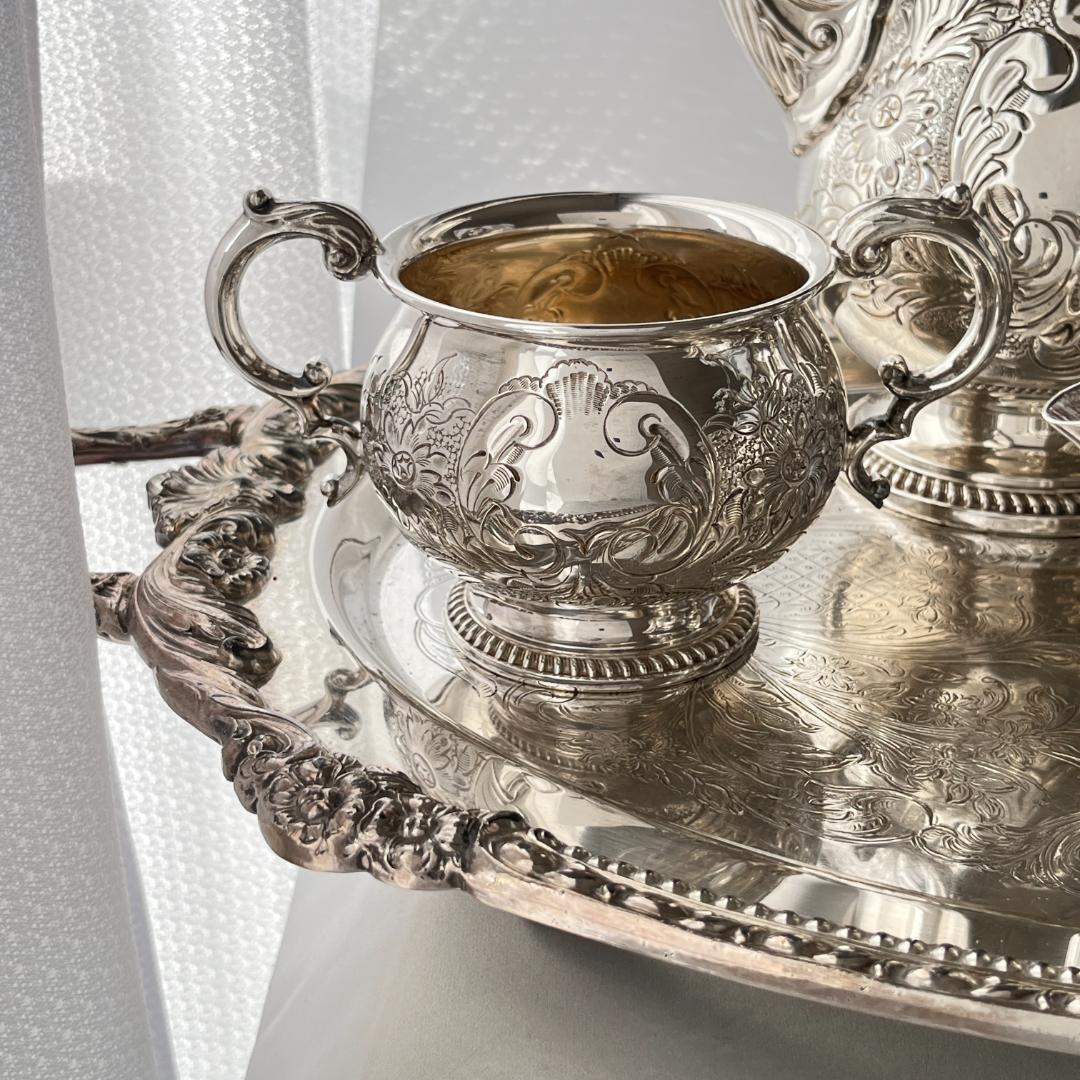 【Barker Ellis】 ビクトリアンのティーサービス 4点 ティーポット