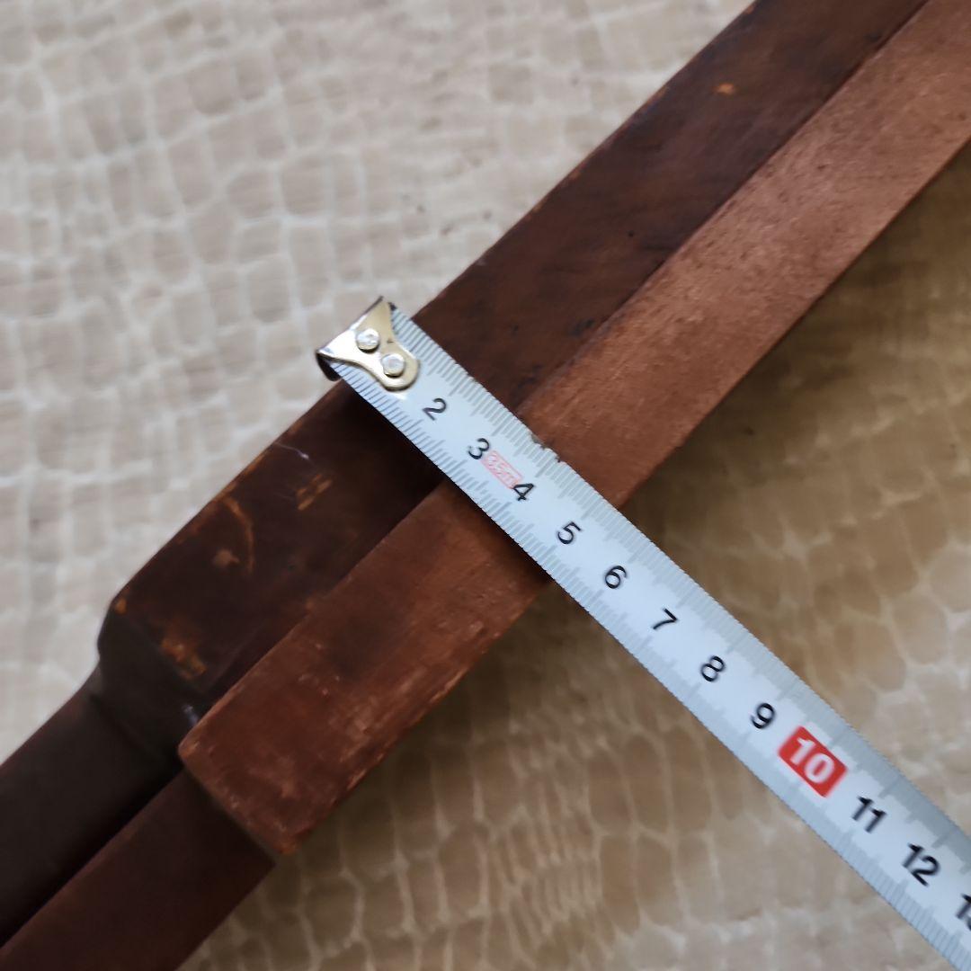 ユ*リ様 菓子木型2点セット-8　古い 木型 菓子型 和菓子 木製 古道具 古物