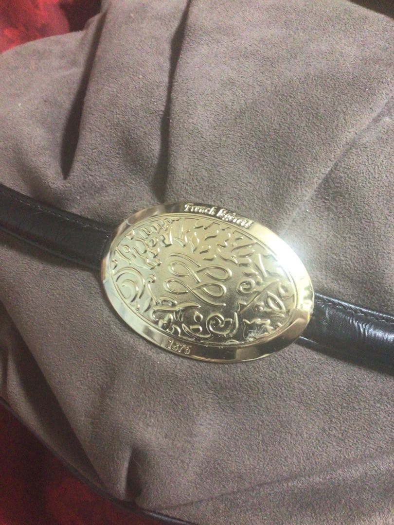 ランセルLANCELブリジットバルドー2WAYバッグ スエード バケット型