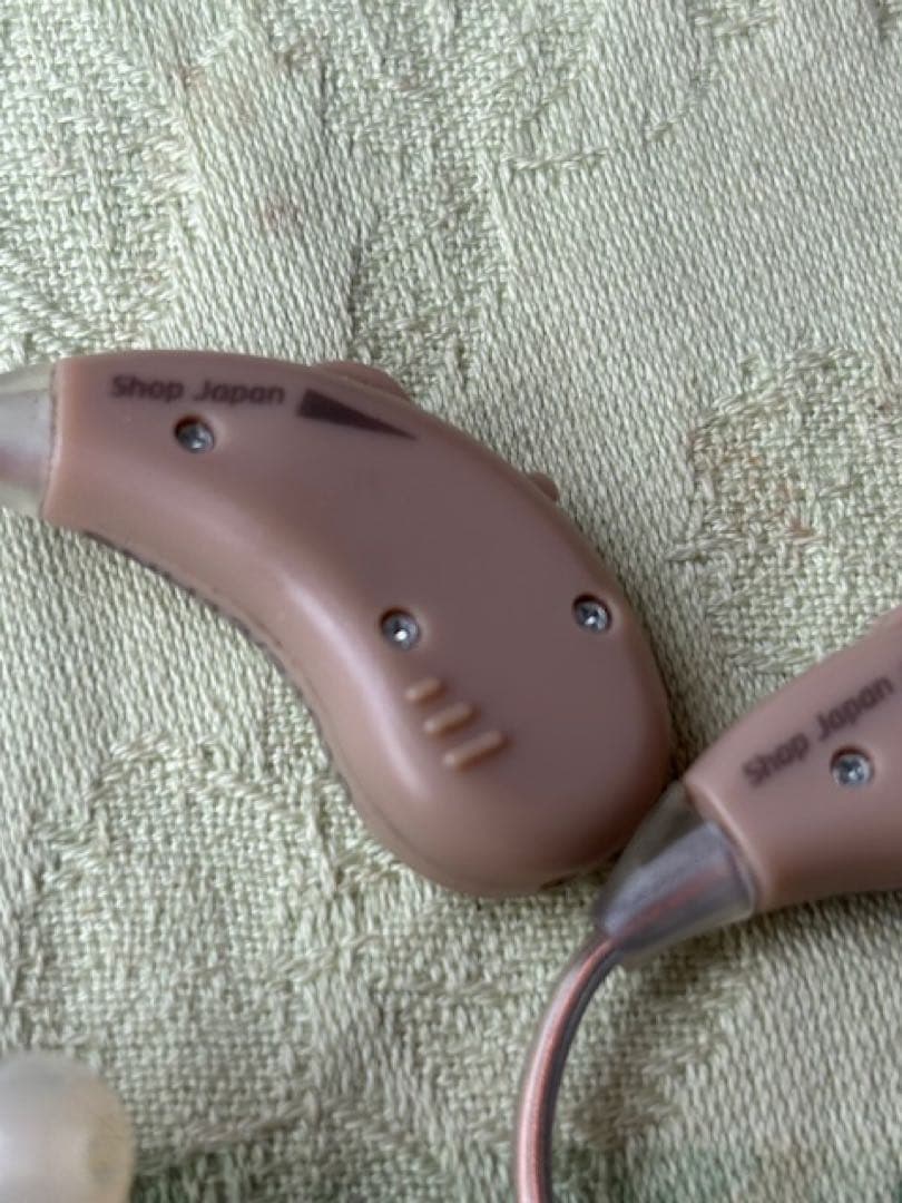 Shop Japanショップジャパン楽ちんヒアリング本体2個セット＋集音器充電式