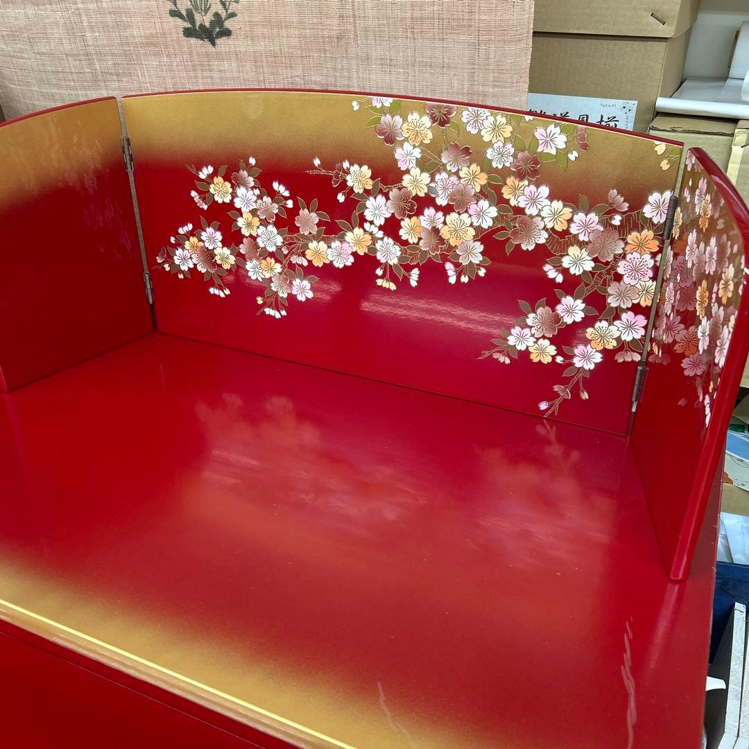 ひな祭り＊収納三段飾台＊展示品