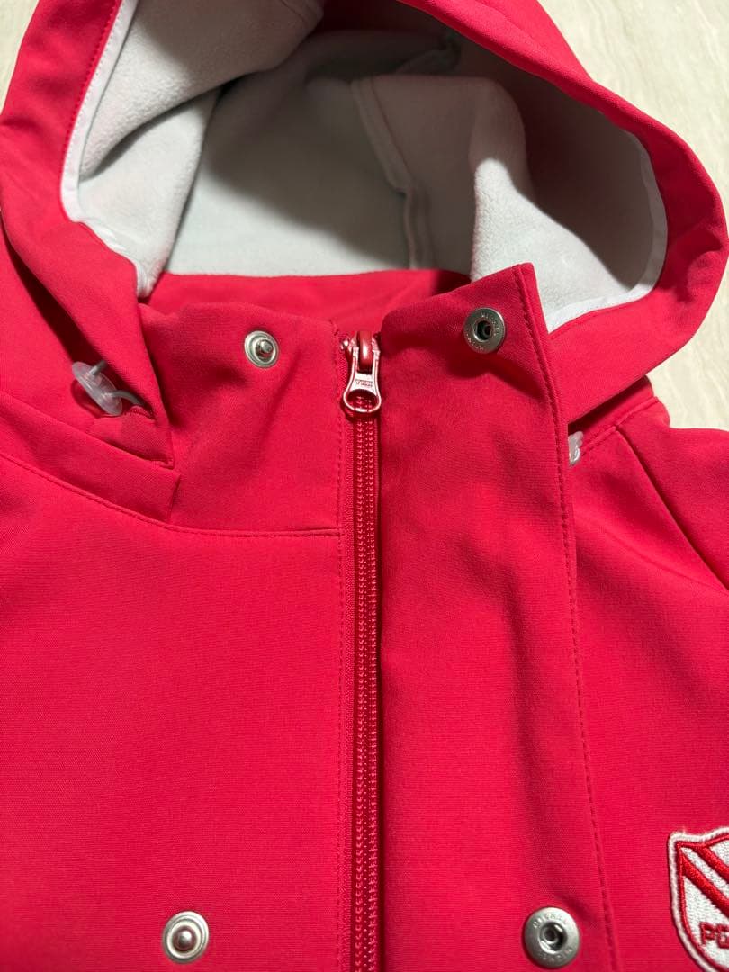 Jack Bunny 2WAYジャケット ピンク 裏起毛 フード取り外し可