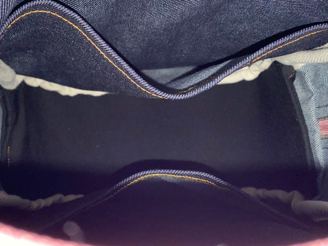 男女兼用☆岡山デニム☆ブタさん☆リュックorワンショルダーバッグ