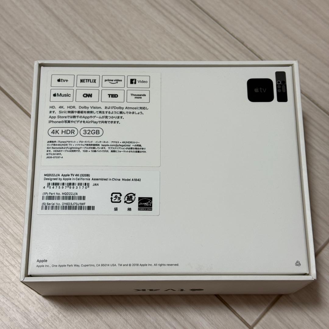 その他 [A]AppleTV 4K 32GB MQD22J/A A1842