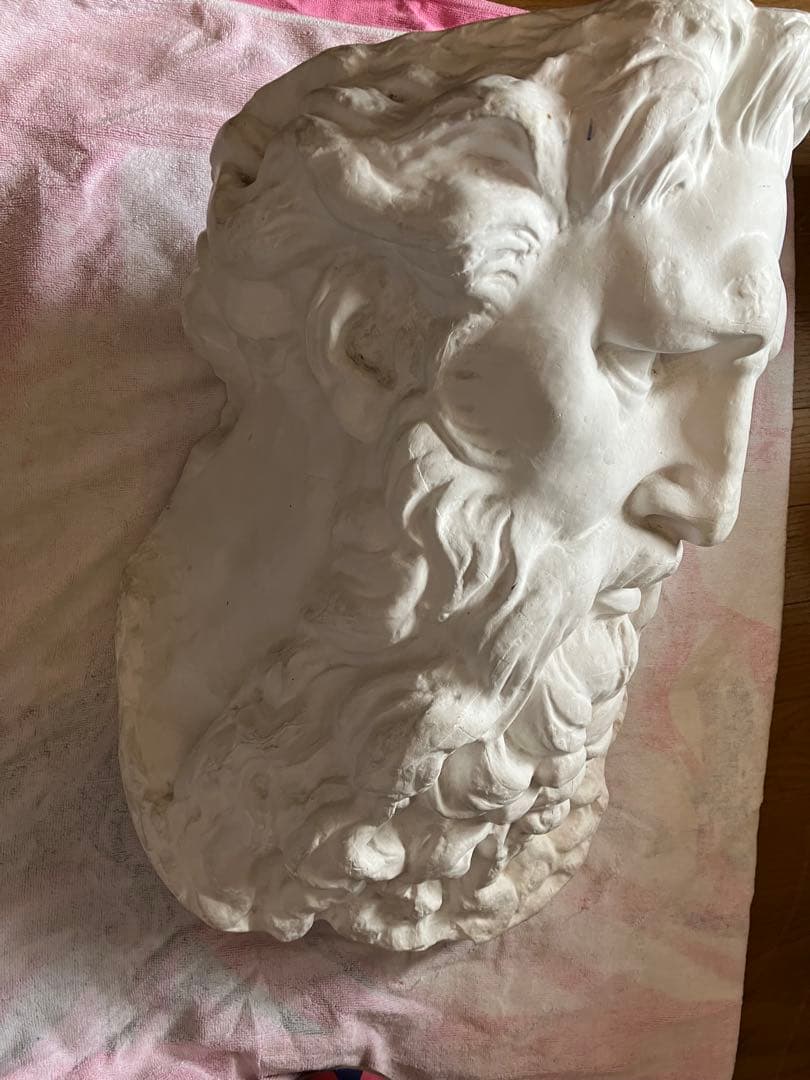 石膏像　モーゼ大顔面　基礎デッサン美大受験