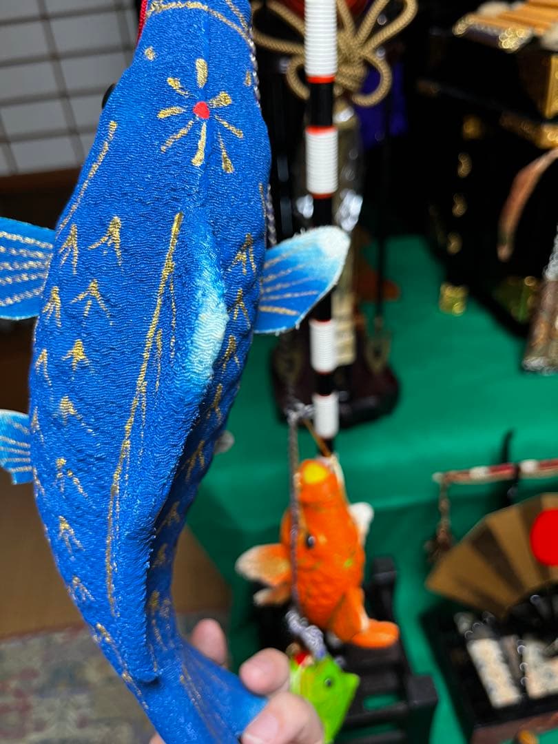 五月人形　大将人形　兜　子供の日　鯉のぼり