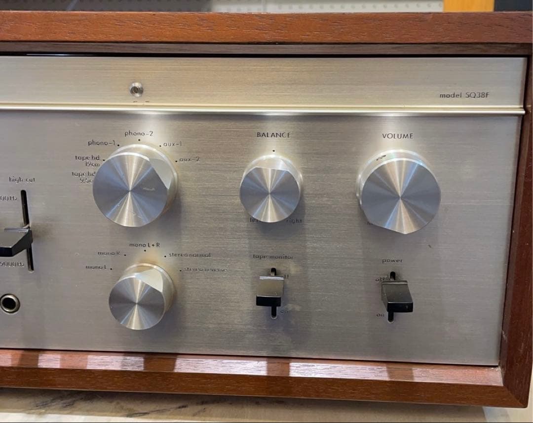ラックスマン プリメインアンプ　真空管式 SQ38F 動作品 メンテ済