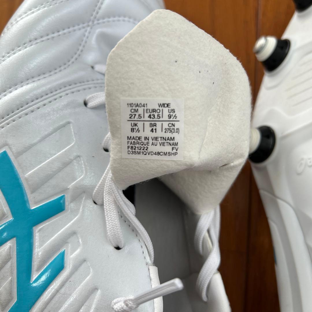 ASICS DS LIGHT ホワイト/ライトブルー スパイクシューズ