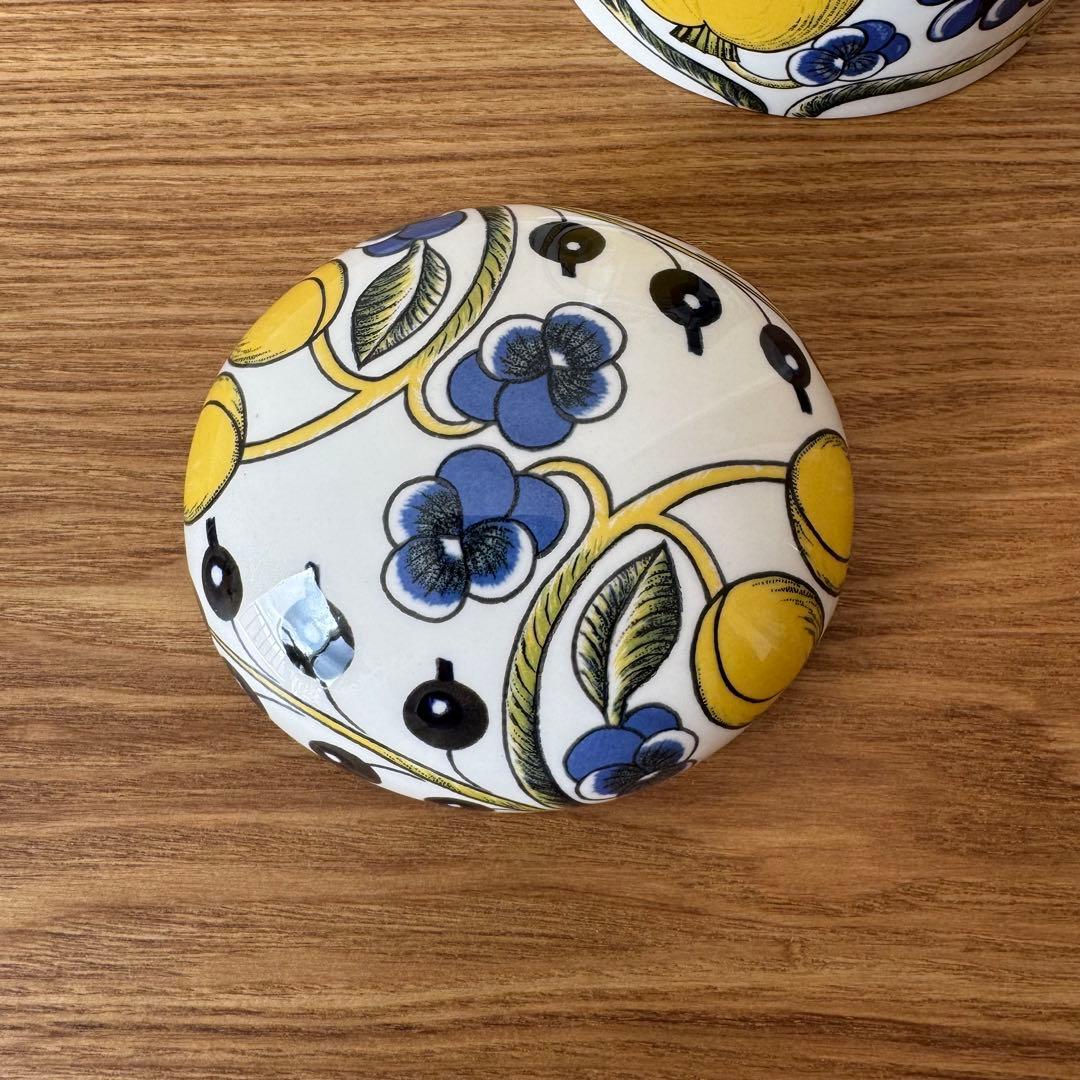 アラビア　ヴィンテージ　初期オールドパラティッシ　ビオラロゴ　キャニスタージャー