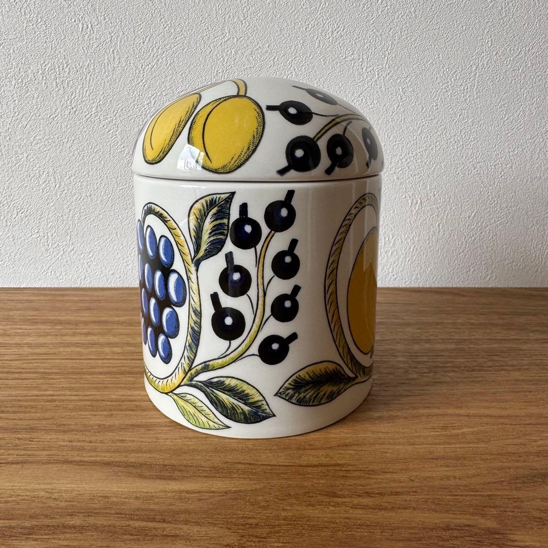 アラビア　ヴィンテージ　初期オールドパラティッシ　ビオラロゴ　キャニスタージャー