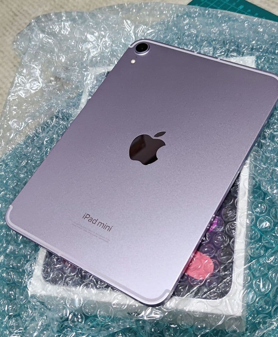 極美品 iPad mini（A17 Pro）セルラーモデル パープル 128GB