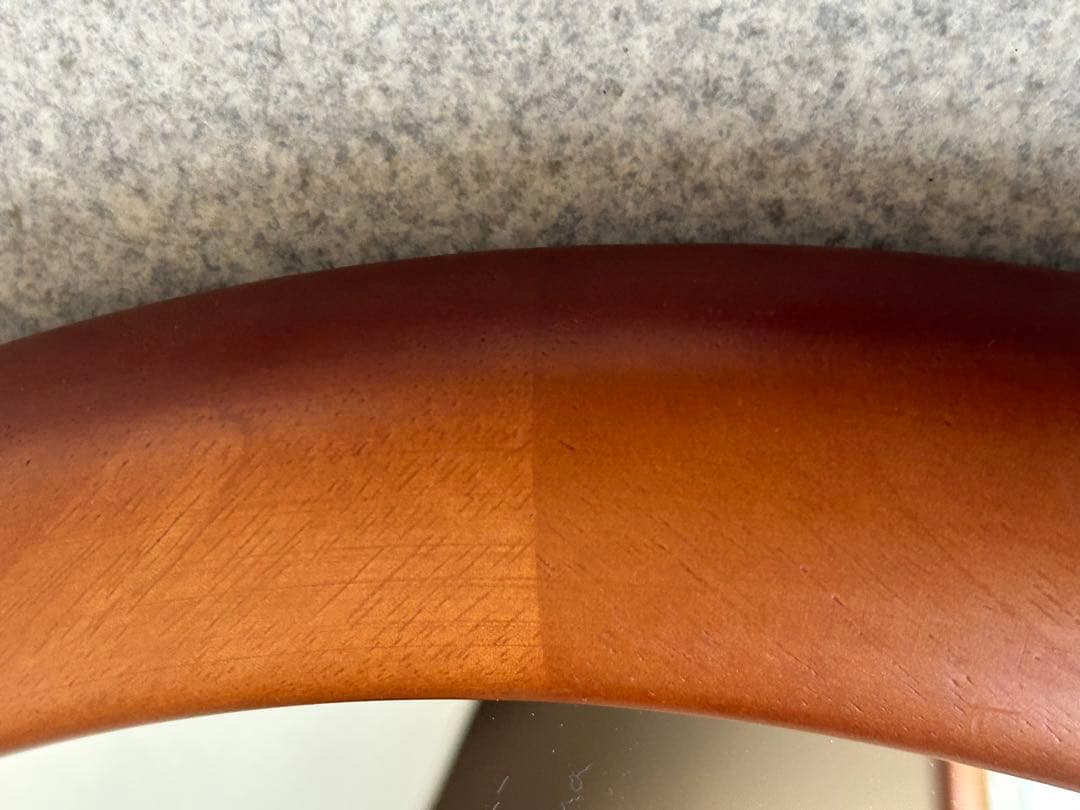 ヴィンテージ　ラウンド　ウォールミラー　レトロモダン壁掛け鏡　ミッドセンチュリー