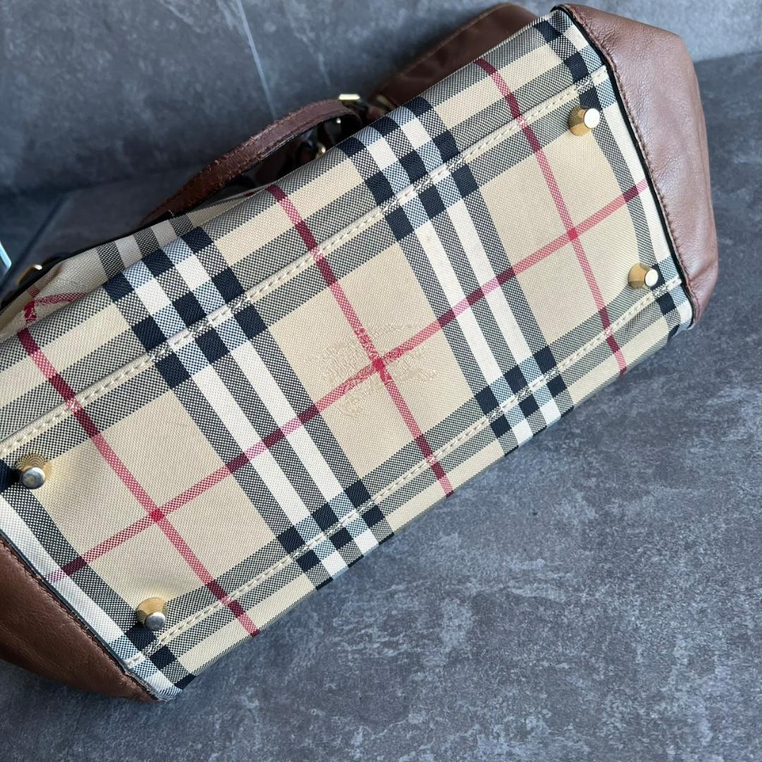 ⭐️BURBERRY⭐️バーバリー トートバッグ ノバチェック シャドーホース