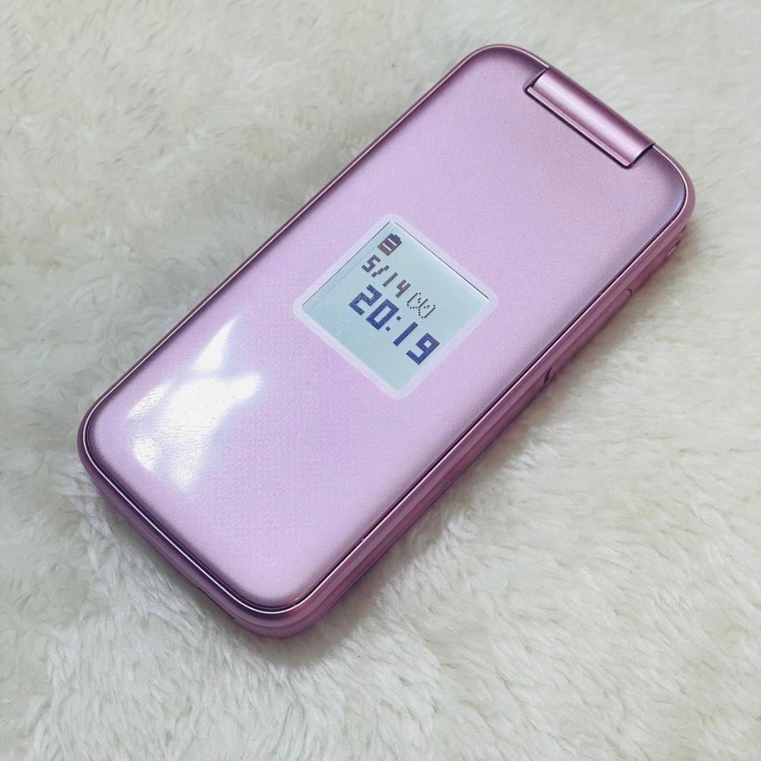 【新品同様品】ドコモ らくらくホン F-01M ピンク