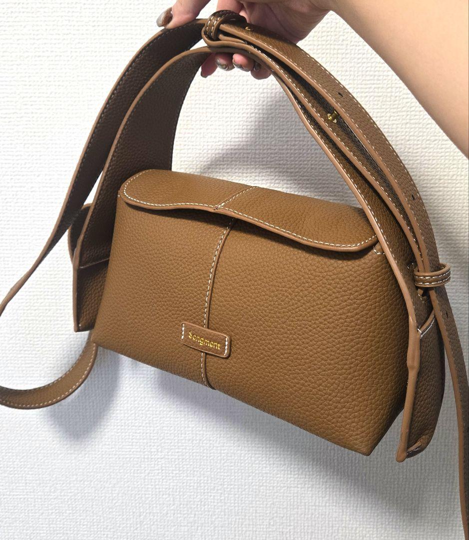 Songmont キャメル バッグ