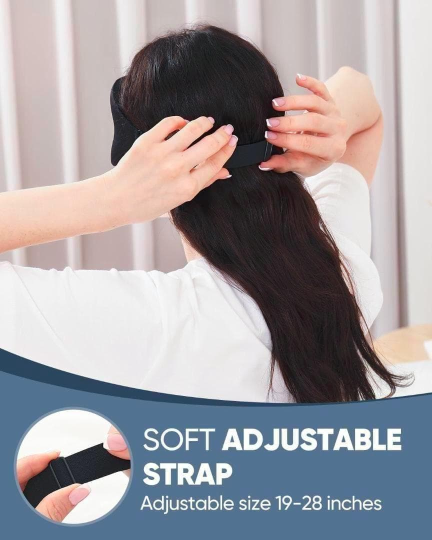 【50個セット】アイマスク 個包装 大容量 アイピロー 睡眠 旅行 ブラック