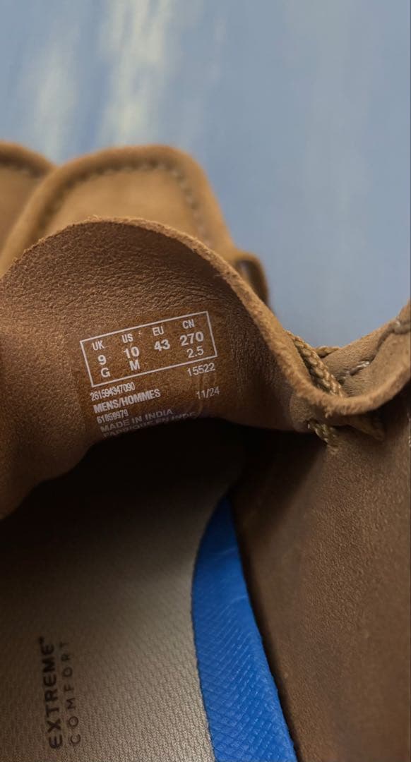 クラークス　ワラビー　ベージュ　US10 28cm 未使用品