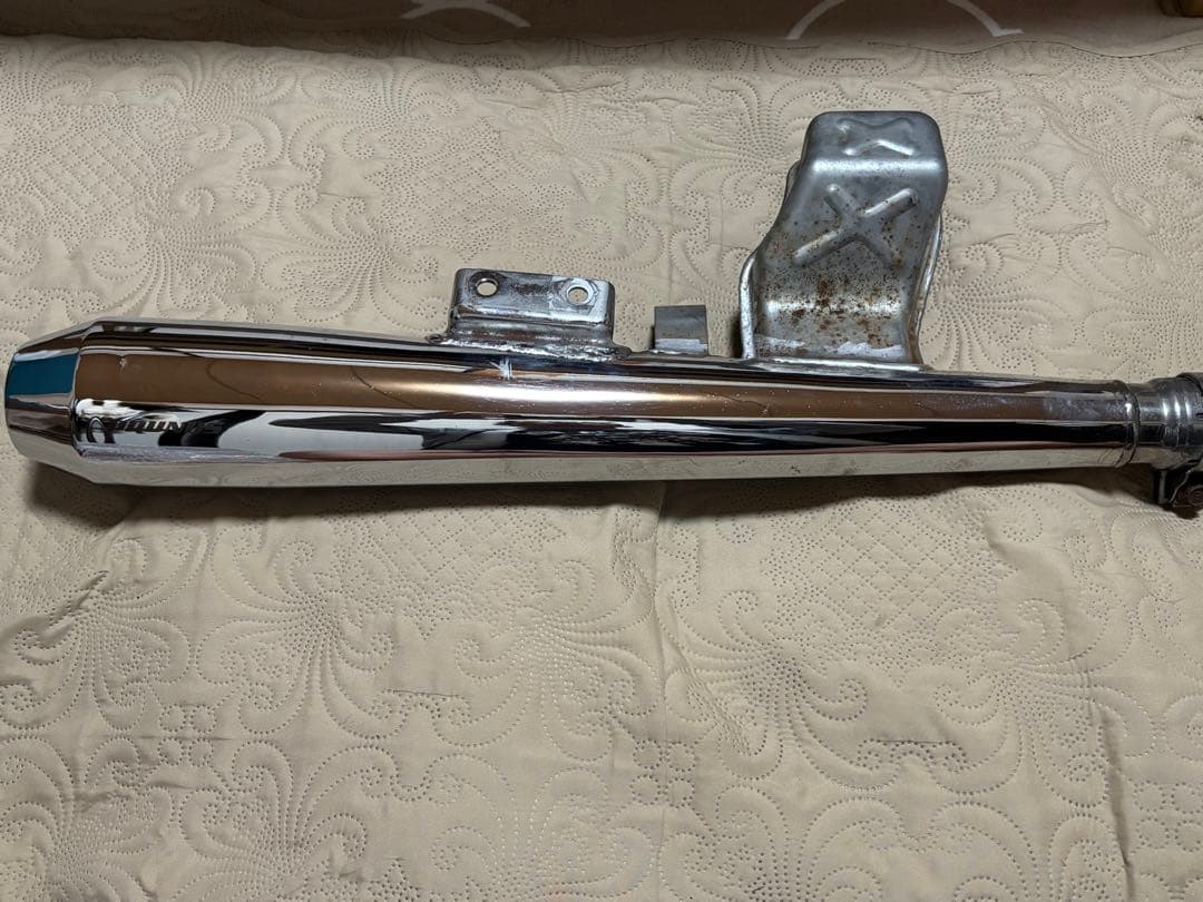 廃盤　SR400 プラナス　PRUNUS メガホンマフラー　SR500