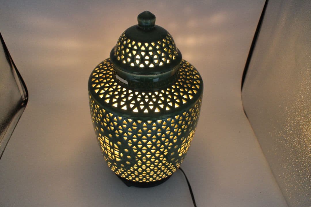 お安くしますので価格交渉して下さい#美濃蔵★超激レア★陶器スタンドランプ★