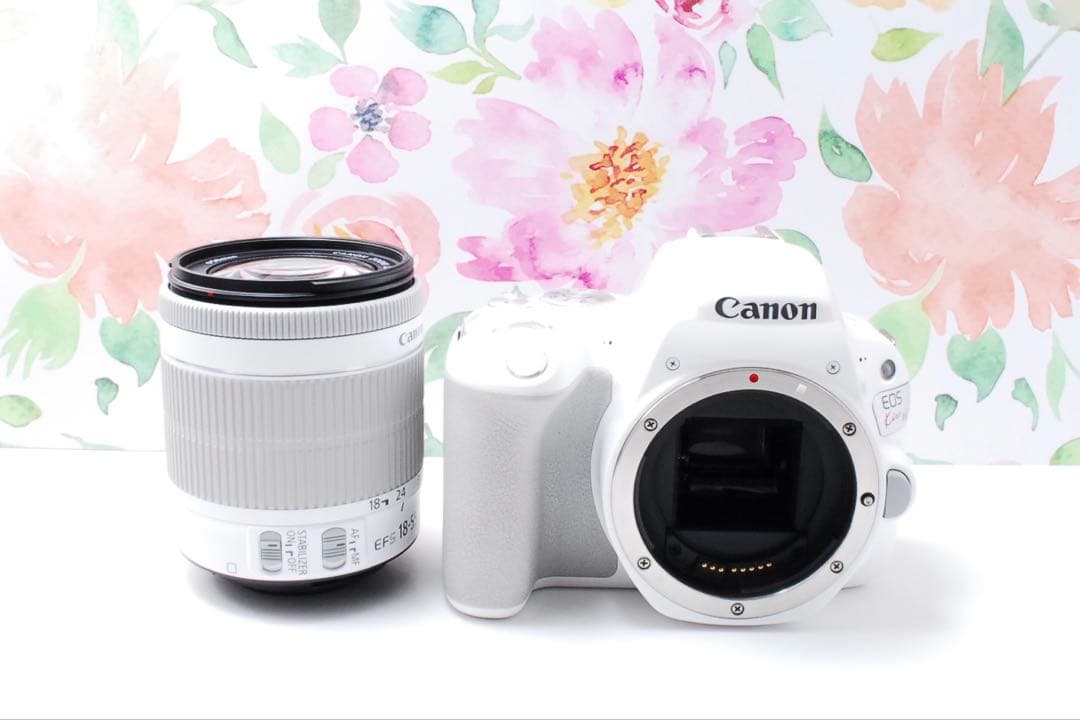 ✨Canon kiss X9✨美品 希少ホワイト スマホに転送 デジタル一眼レフ