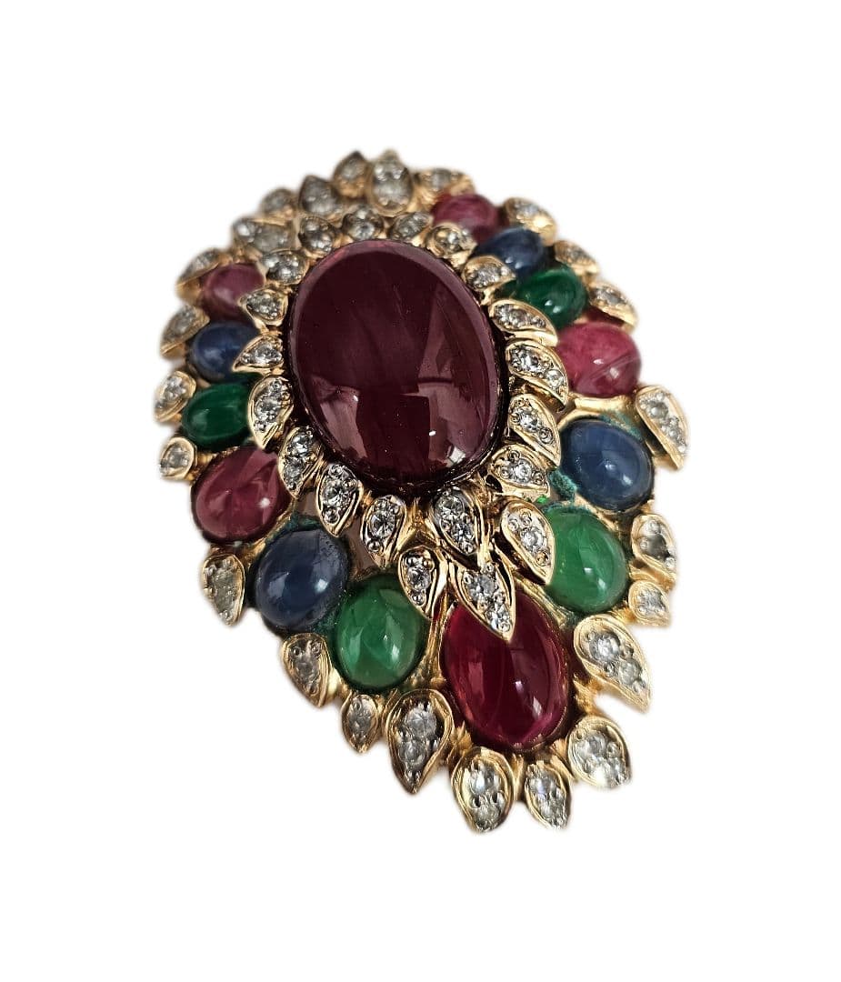 VOGUEBIJOUX ヴォーグビジューブローチ カラーストーン