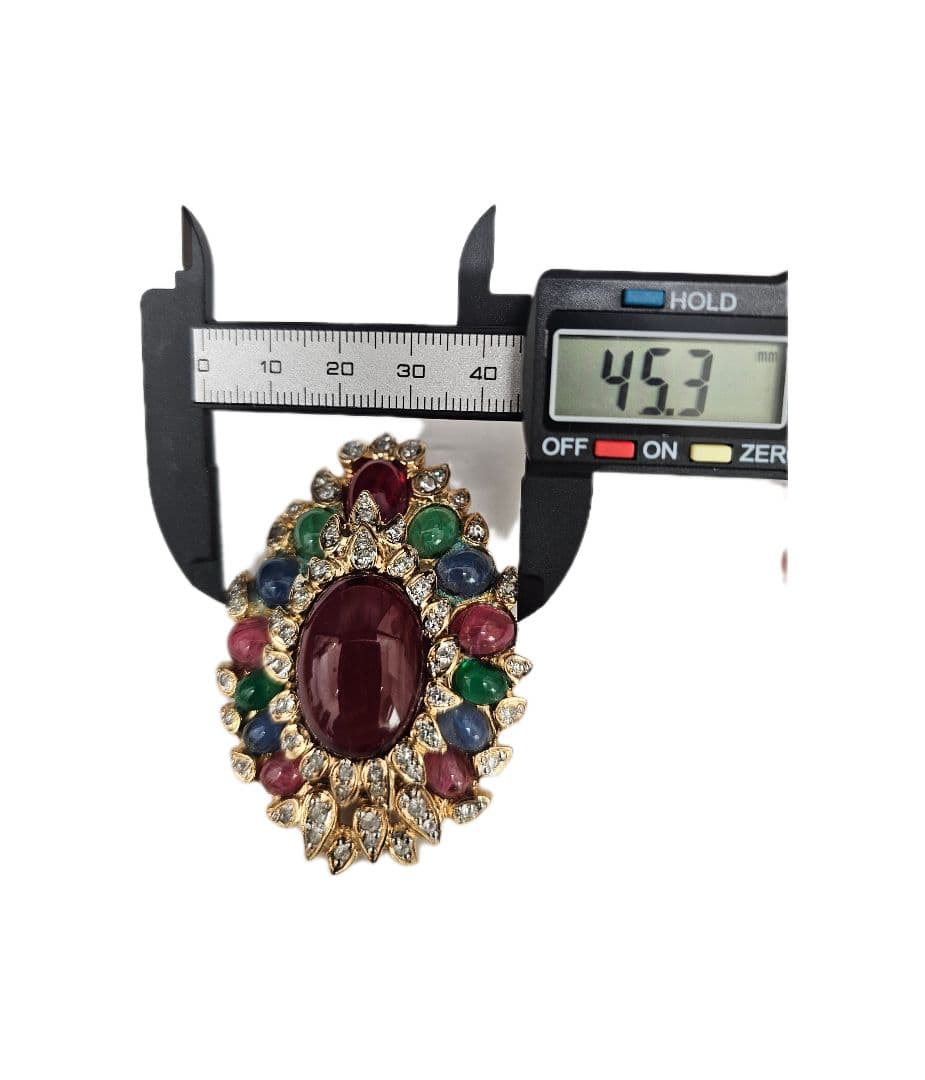 VOGUEBIJOUX ヴォーグビジューブローチ カラーストーン