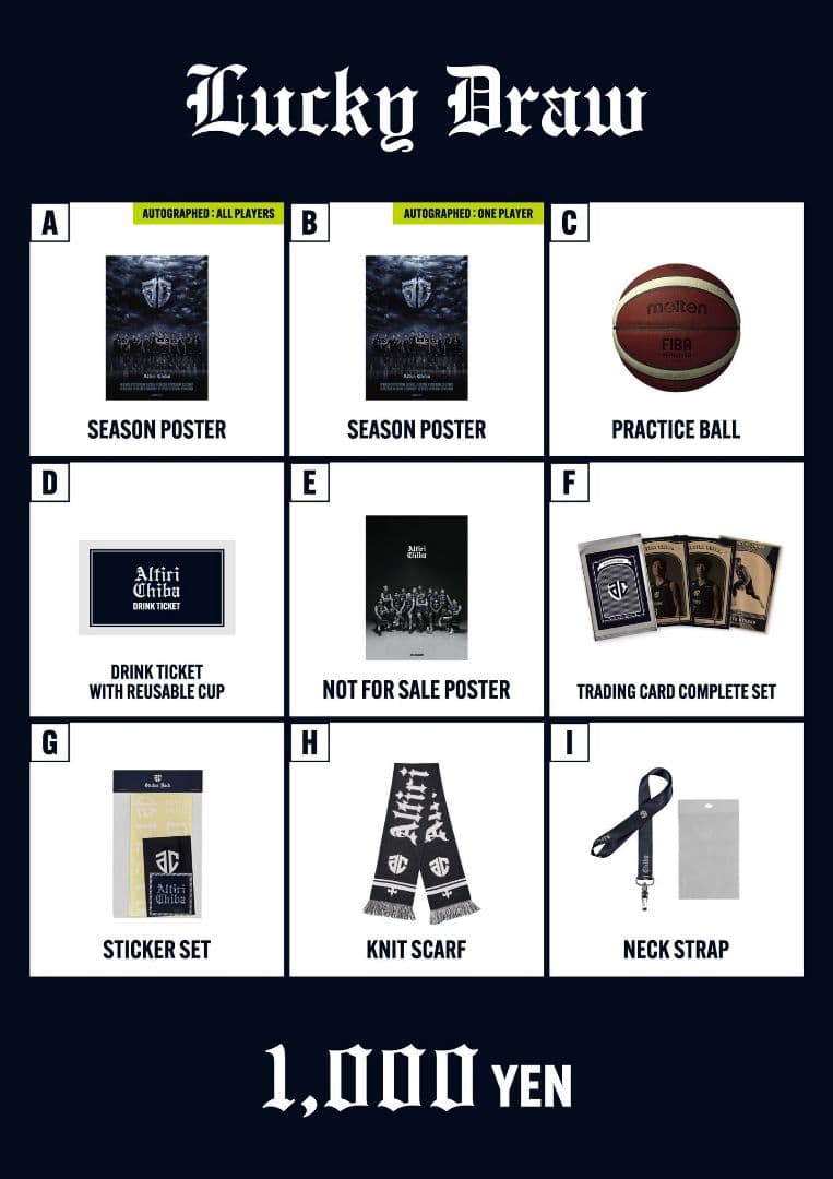 ゆ*ー様 アルティーリ千葉　練習用ボール　LUCKY DRAW