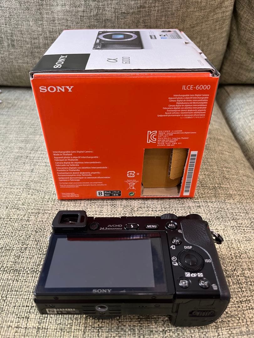 SONY α6000 ボディ(予備バッテリーと充電器付き)
