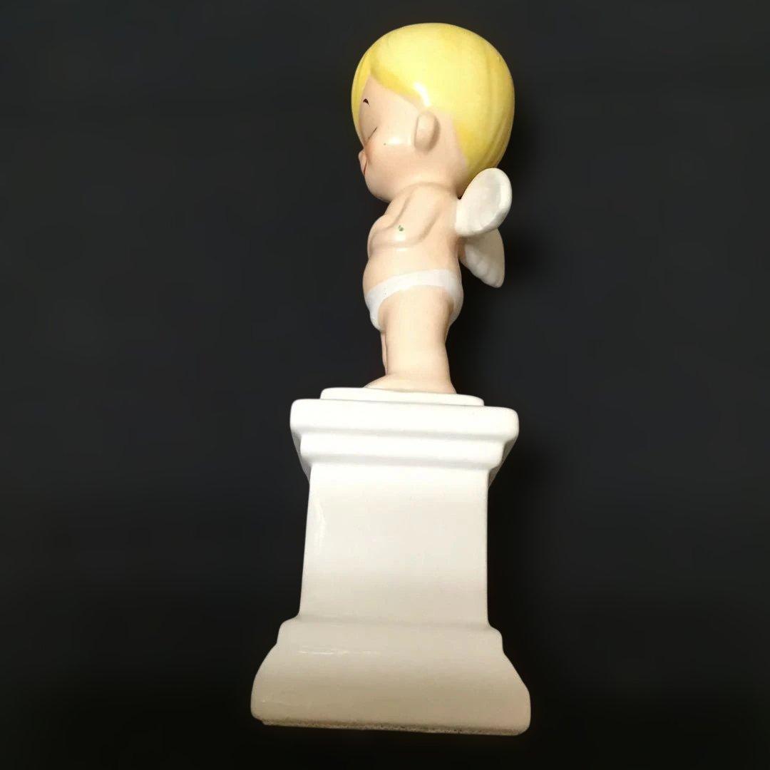 昭和レトロ　内藤ルネ　陶器の置物　天使の置物　RＵNE