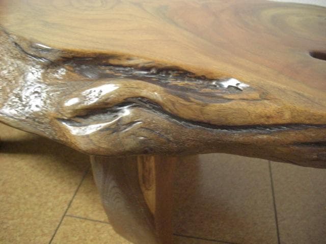 ◆天然木◆一枚板　テーブル　座卓◆約98×50センチ◆