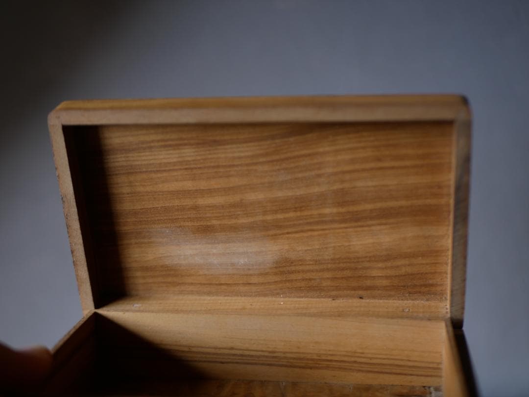 モシュリンヌ　木箱　Nice　ミモザ　すみれ　フランスアンティーク　アンティーク