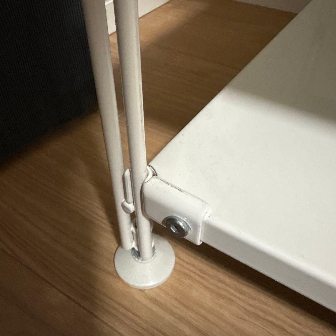 ペ*ル様 無印良品　スチールユニットシェルフ・スチール棚セット・小・ライトグレー