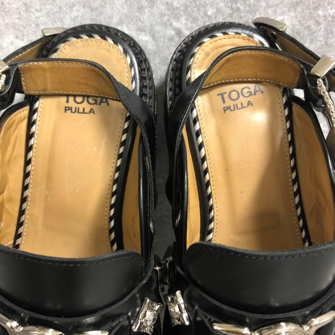 フォロー割■ TOGA PULLA ローファー バックル付き メタル