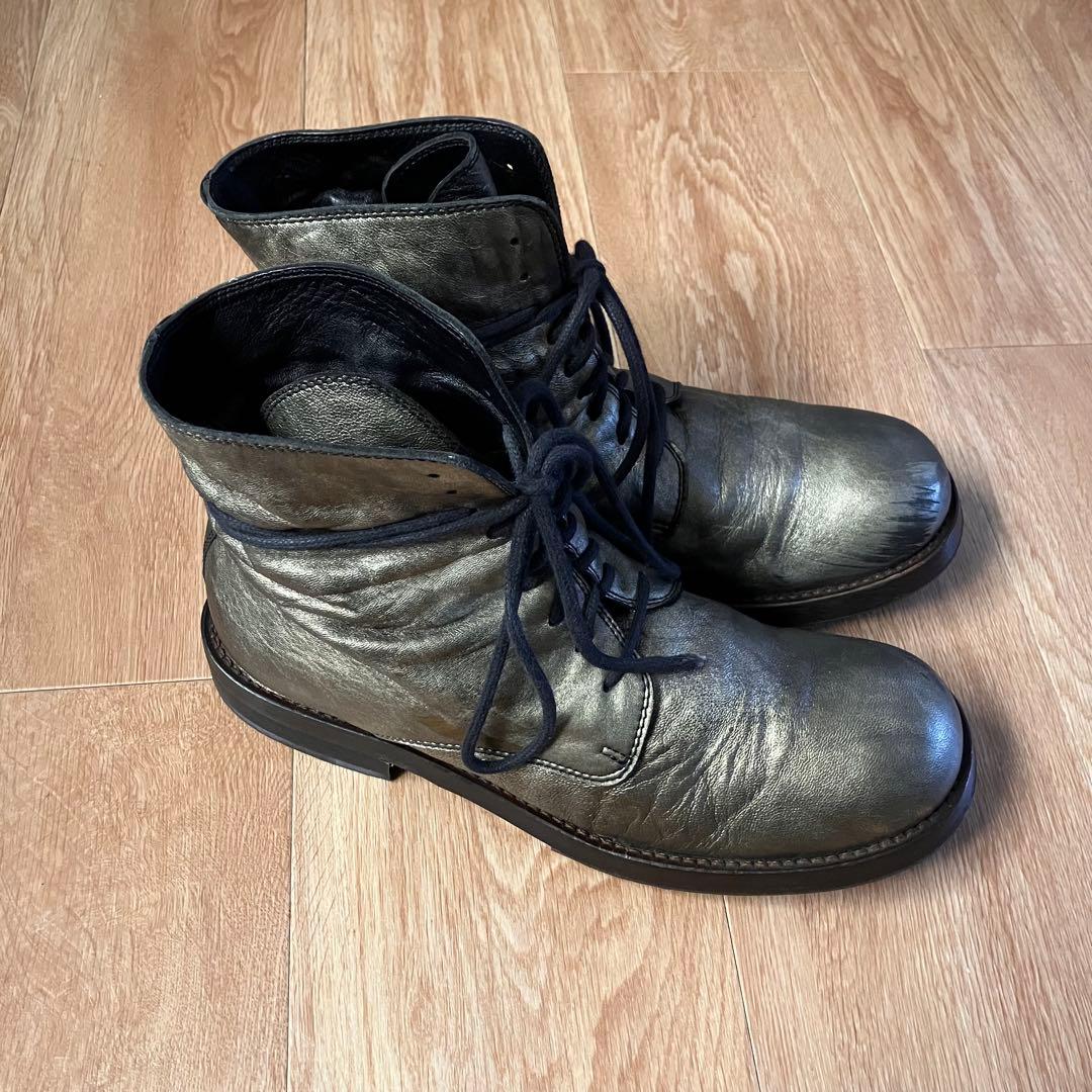 Ann Demeulemeester 2006aw メタリックブーツ希少品 箱付