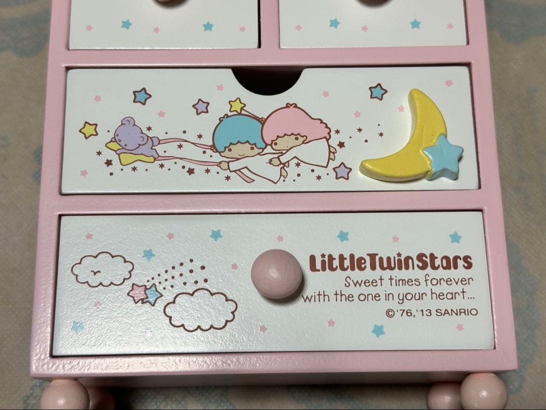 キキララ 木製チェスト 小物入れ