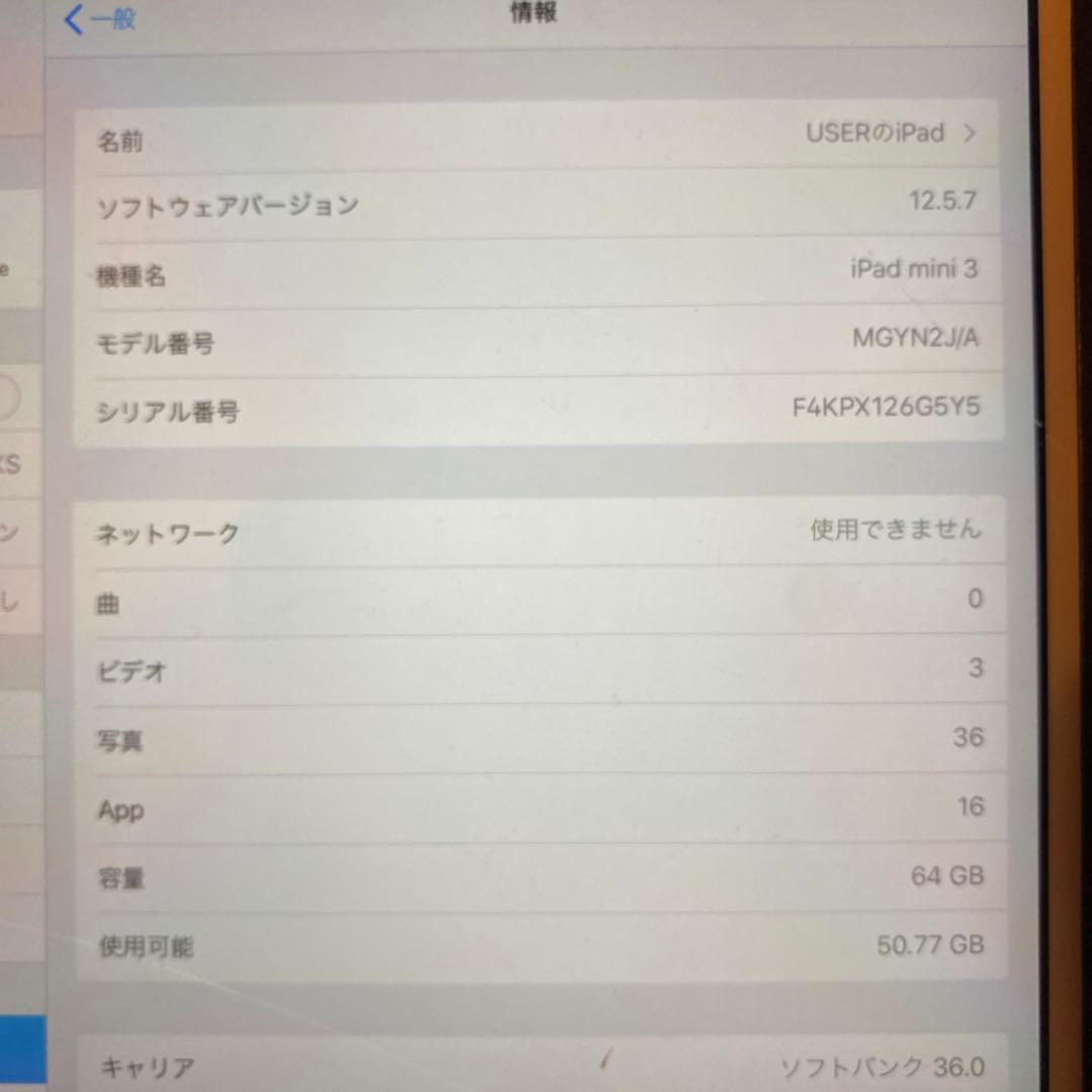 iPad本体 Apple iPad mini 3 64GB