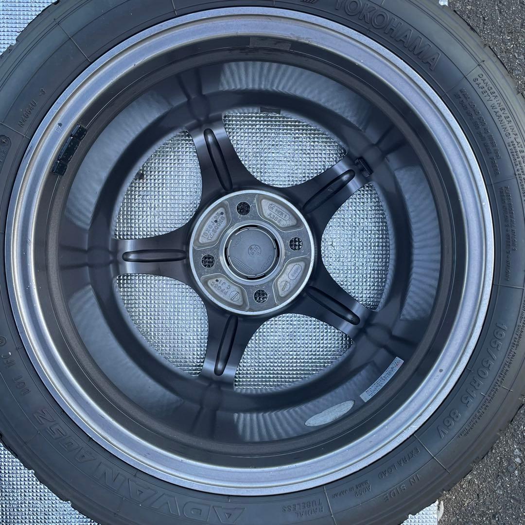 ENKEI PF05 15インチ8j+25 PCD100 4H A052セット