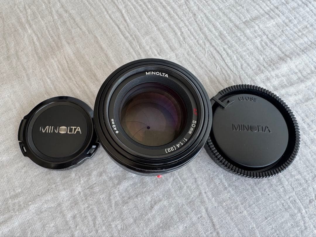 MINOLTA 50mm F1.4 レンズ