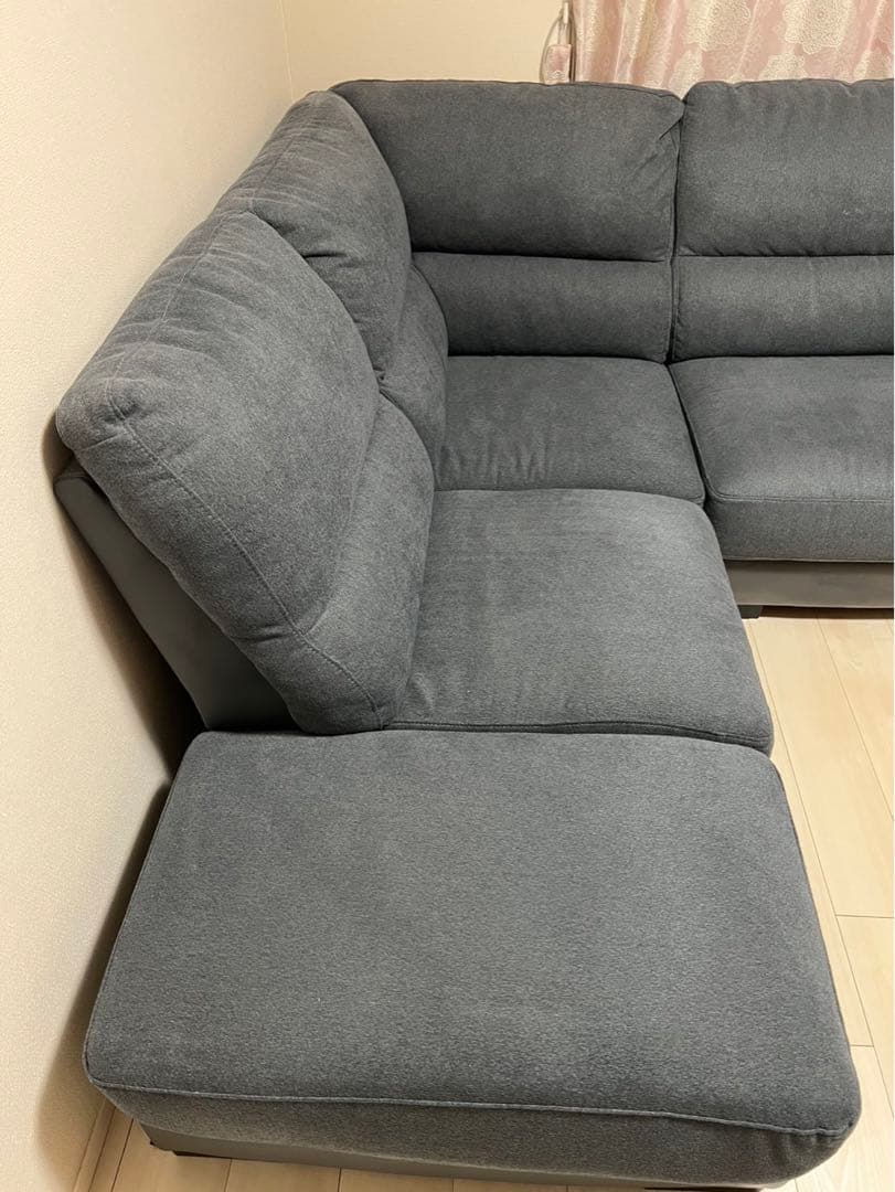 ニトリ L字カウチソファ 3〜4人掛け②